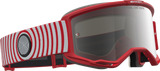 Alpinestars Vision 5 Hone Goggle Red/White with Silver Mirror Lens 5101827-3237