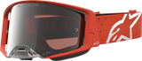 ALPINESTARS GOGGLES Youth Vision Goggle - Vesta - Orange/Silver - Silver Mirror Lens 5140127-4013