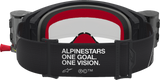Alpinestars Supertech Firma Roll-Off Goggles Black/Silver with Clear Lens, Part 5100227-1742