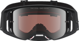 Alpinestars Supertech Vesta Goggles Matte Black/Silver with Silver Mirror Lens 5100727-1728