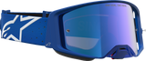Alpinestars Supertech Goggle Vesta Blithe Black/White with Blue Mirror Lens 5100727-7353