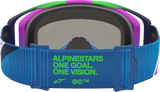 ALPINESTARS GOGGLES Vision 8 Goggle - Maven - Blithe Blue/Purple - Pink Mirror Lens 5101627-7358