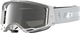 Alpinestars Vision 8 Goggle Amber White/Silver with Silver Mirror Lens 5101427-2096