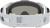 Alpinestars Vision 8 Goggle Amber White/Silver with Silver Mirror Lens 5101427-2096