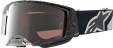 Alpinestars Supertech Hiten Goggle White/Black with Silver Mirror Lens, Part 5100527-2094