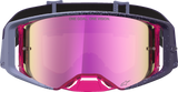 Alpinestars Supertech Hiten Goggles Purple/Red with Pink Mirror Lens 5100527-3229