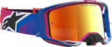 Alpinestars Vision 8 Goggle Maven Fire Red/Black with Red Mirror Lens 5101627-3235