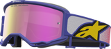 Alpinestars Vision 5 Drag Goggle Red/Purple with Pink Mirror Lens 5101727-3233