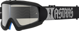 ALPINESTARS GOGGLES Youth Vision Goggle - Atrox - Black/Silver - Silver Mirror Lens 5140327-1728