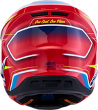 Alpinestars SM7 Off-Road Racing Helmet Cast Red/Yellow Fluo/Blue 2XL - 8302626-3226-2X
