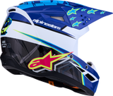 Alpinestars Youth SM3 Helmet Falcon Blue/White/Black/Pink Fluo Medium 8301327-7347-YM