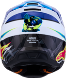 Alpinestars Youth SM3 Helmet Falcon Blue/White/Black/Pink Fluo Medium 8301327-7347-YM