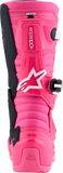 Alpinestars Youth Tech 7S Boots Fluorescent Pink/Black/White US 5, EU 38, Part Number 2015017-3187-5