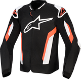 Alpinestars T-GP Air Motorcycle Jacket Black/Red Fluo 2XL – 3300626-1030-2XL
