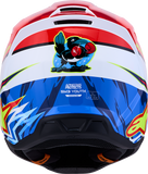 Alpinestars Youth SM3 Helmet Falcon Red Fluo/White/Blue/Yellow Fluo Small 8301327-3206-YS