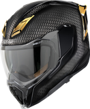 ICON Ultraflite Carbon MIPS Helmet with Gold Finish, XL – Part Number 0101-20645