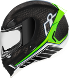 ICON Airframe Pro Carbon Hyperstrike Green 2XL Helmet 0101-20674