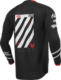 THOR Youth Launchmode Futura Jersey Black/Red Small 2912-2757