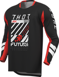 THOR Launchmode Futura Jersey Black/Red 2XL, Part Number 2910-8894