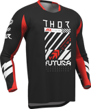THOR Youth Launchmode Futura Jersey Black/Red XL 2912-2760