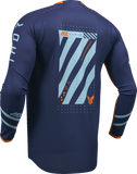 THOR Youth Launchmode Futura Jersey Navy/Orange XS, Part Number 2912-2762