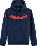 Alpinestars Velocifer Pullover Hoodie Navy 2XL – Part Number 1236-5281210-70-2X