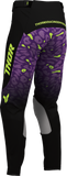 THOR Women's Launchmode Spotted Pants Black/Purple, US 7/8, Part Number 2902-0518