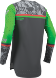 THOR Youth Sportmode Punk'd Jersey Charcoal/Green Large 2912-2735