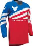 THOR Youth Launchmode Shockie Jersey Red/Blue 2XS, Part Number 2912-2749