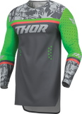 THOR Sportmode Punk'd Jersey Charcoal/Green 2XL, Part Number 2910-8865