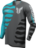 THOR Launchmode Shredder Jersey Charcoal/Aqua Small 2910-8866