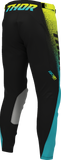 THOR Launchmode Air Darkside Motocross Pants, Black/Acid, US 28, Part Number 2901-13078