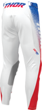 THOR Launchmode Air Darkside Pants, White/Blue, US 34, Part Number 2901-13088