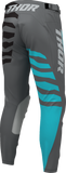 THOR Launchmode Shredder Pants Charcoal/Aqua, US 42 - Part Number 2901-13049