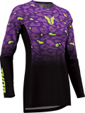 THOR Women's Launchmode Spotted Jersey Black/Purple Small 2911-0400