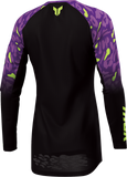 THOR Women's Launchmode Spotted Jersey Black/Purple XL, Part Number 2911-0403