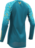 THOR Women's Launchmode Spotted Jersey, Jade/Starlight, Large, Part Number 2911-0407
