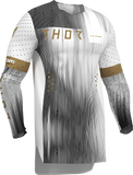 THOR Sportmode Vanish Jersey White/Black, Large – Part Number 2910-8853