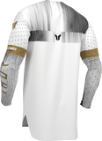 THOR Sportmode Vanish Jersey White/Black, Large – Part Number 2910-8853