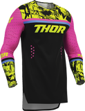 THOR Sportmode Punk'd Jersey Black/Fuchsia 2XL, Part Number 2910-8860