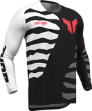THOR Launchmode Shredder Jersey Black/White, Small, Part Number 2910-8872