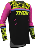 THOR Youth Sportmode Punk'd Jersey Black/Fuchsia Small 2912-2729
