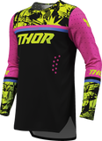 THOR Youth Sportmode Punk'd Jersey Black/Fuchsia XL, Part Number 2912-2732