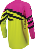 THOR Youth Launchmode Shockie Jersey Acid/Fuchsia, Medium, Part Number 2912-2740