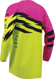 THOR Youth Launchmode Shockie Jersey Acid/Fuchsia, Medium, Part Number 2912-2740