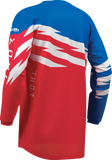 THOR Youth Launchmode Shockie Jersey Red/Blue Medium 2912-2752