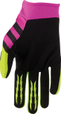 THOR Youth Launchmode Shockie Gloves Acid/Fuchsia Large 3332-2309