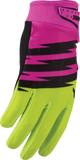 THOR Youth Launchmode Shockie Gloves Acid/Fuchsia XS 3332-2306