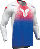 THOR Launchmode Air Darkside Jersey White/Blue, Medium, Part Number 2910-8915