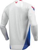 THOR Launchmode Air Darkside Jersey White/Blue, XL, Part Number 2910-8917